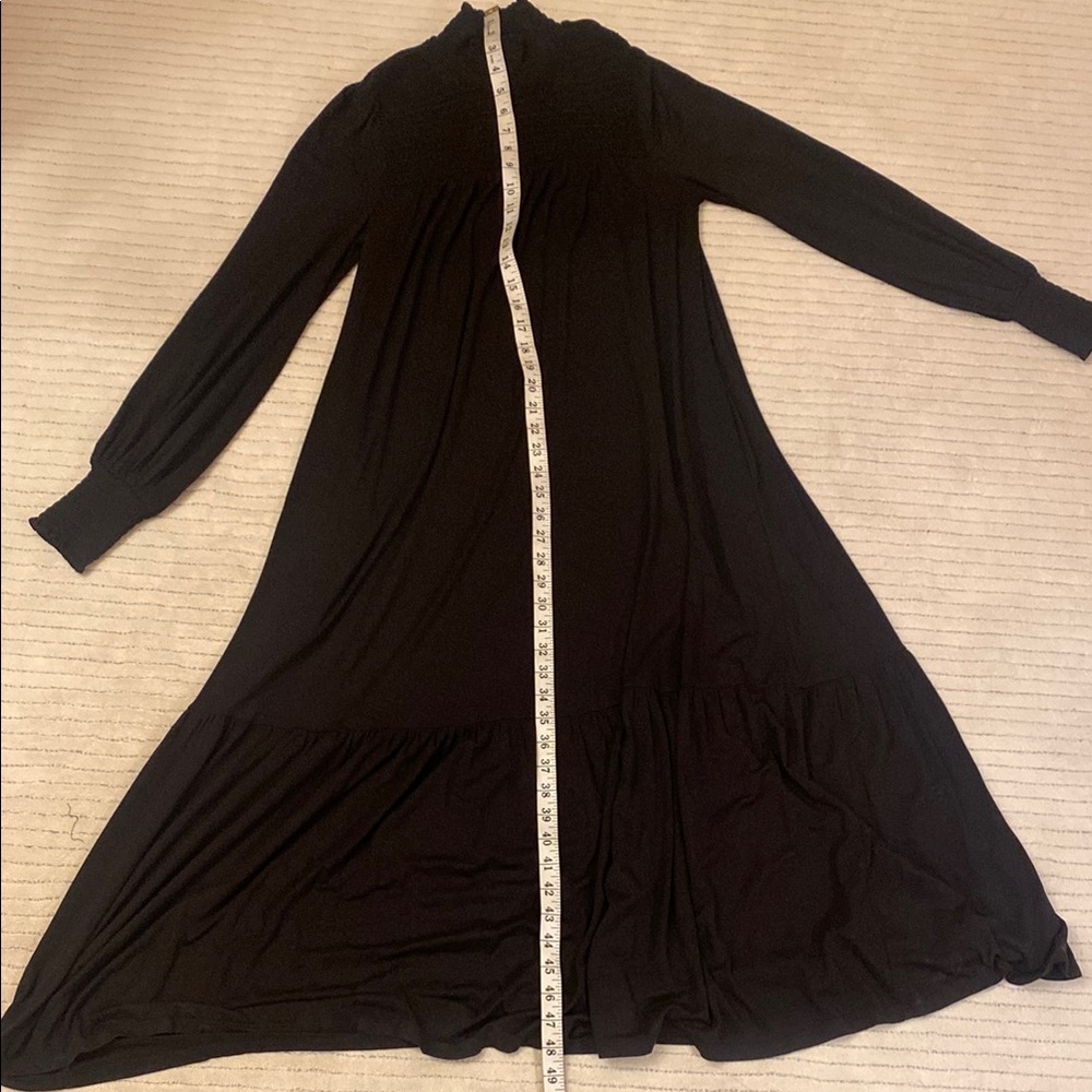 BODEN.Elegant Black Maxi Dress - Picture 7 of 12